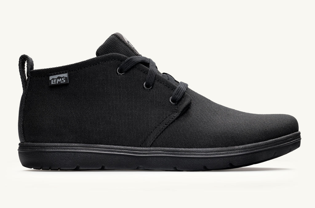 Chukka Lems Lona Botas Hombre Negras | XHD8481WV