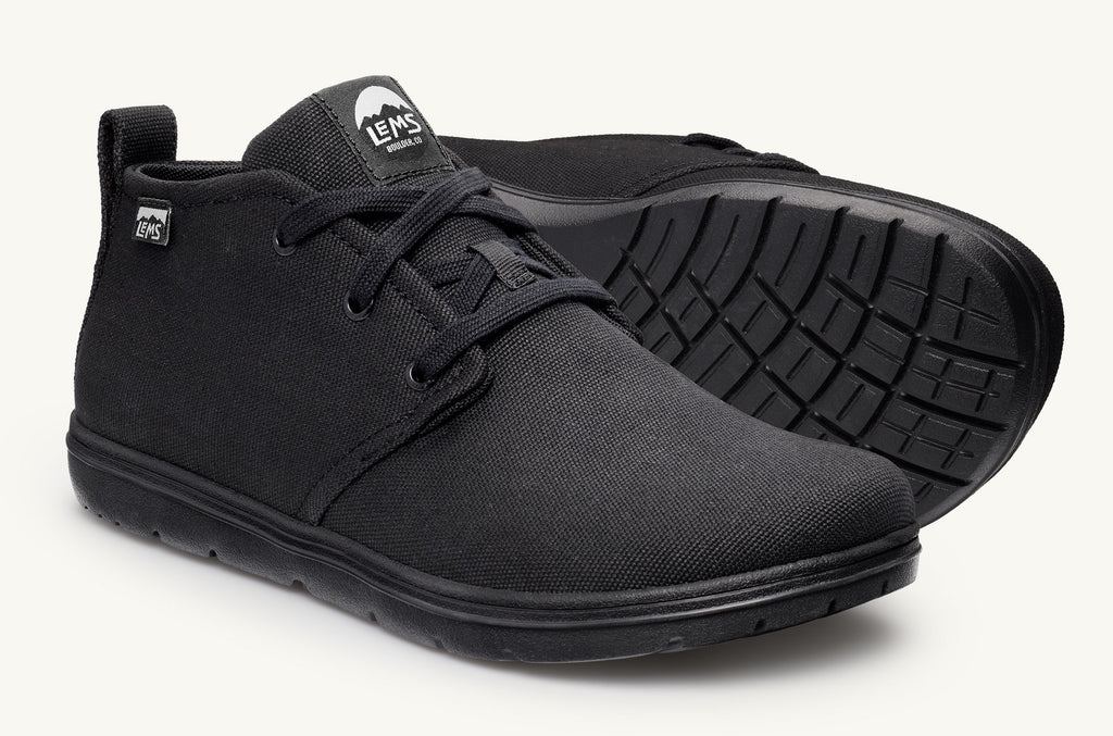 Chukka Lems Lona Botas Hombre Negras | XHD8481WV